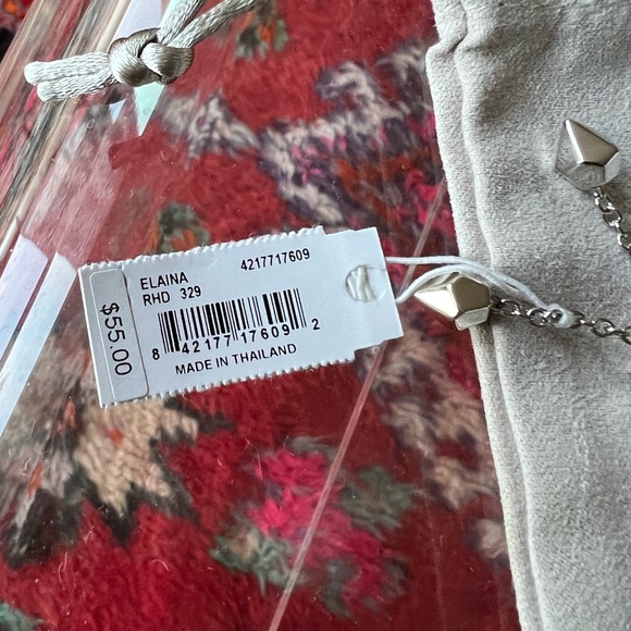 Kendra Scott Elaina Silver Adjustable Chain Bracelet in Emerald Cat’s Eye - Picture 4 of 7